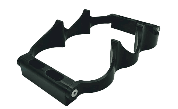 Granatelli Motor Sports 12 Volt OPTIMA Battery Tray - Billet BLACK