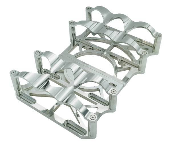 Granatelli Motor Sports (2) 6 Volt OPTIMA Battery Tray SET