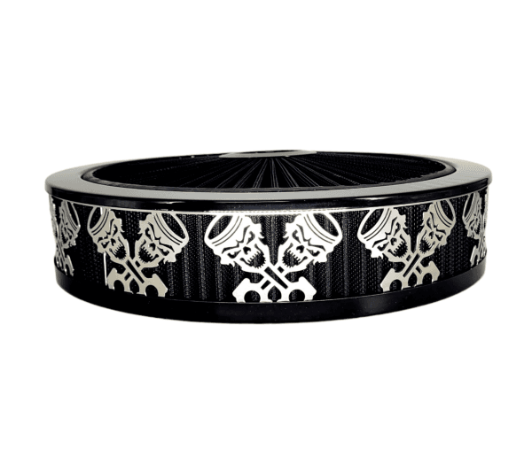 Blingz Beauty Bandz Black Air Filter Assembly , Skullz and Rods