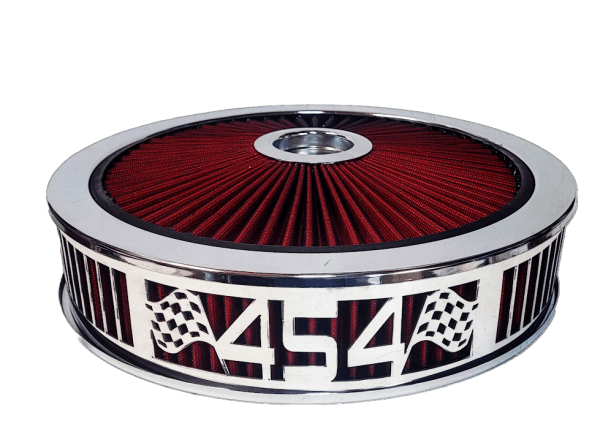 Blingz Beauty Bandz Red and Chrome Air Filter Assembly , 454