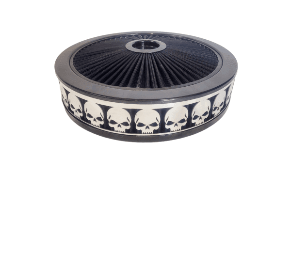 Blingz Beauty Bandz Black Air Filter Assembly , Skullz