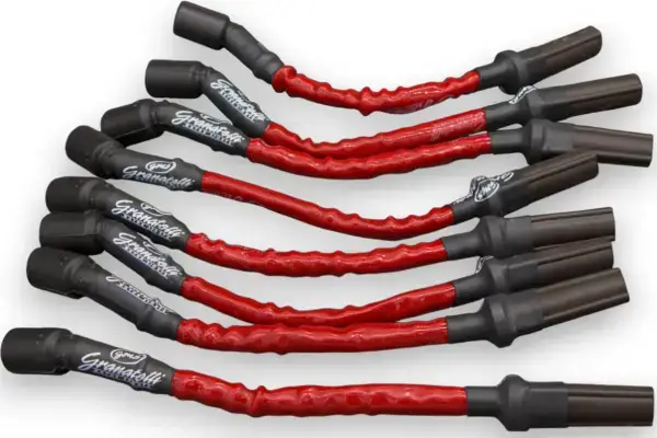 Granatelli Motor Sports "0 ohm" High Performance Spark Plug Wires Red 28-1545HTR