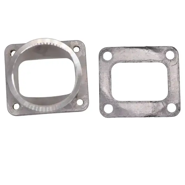 Granatelli Motor Sports Turbo Adapter, Cast. 3.0" V-Band to T4 Housing, Threaded
