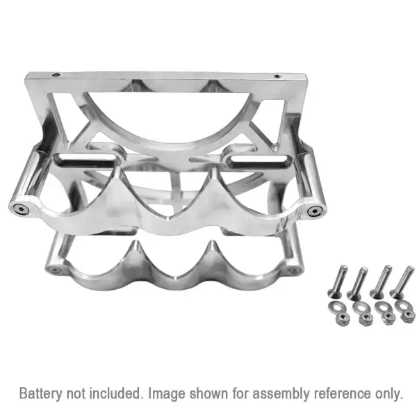 Granatelli Motor Sports 6 Volt OPTIMA Battery Tray - Billet