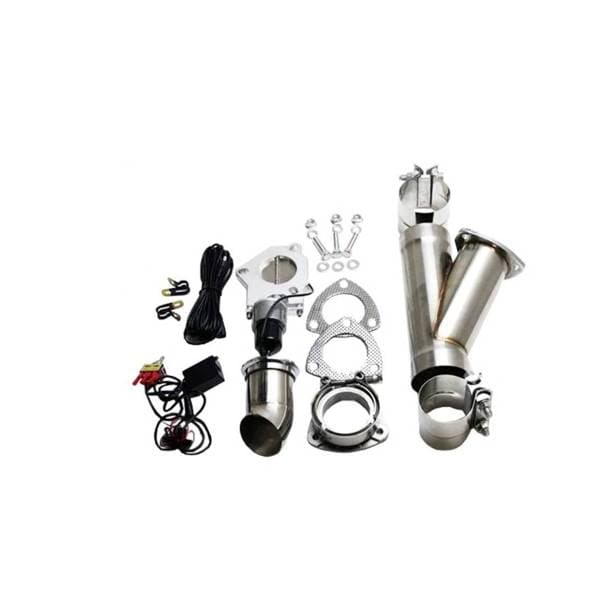Granatelli Motor Sports Electronic Exhaust Cutout Kit 302530 - Stainless Steel Slip-Fit : 3.00" inches