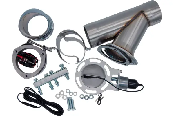 Granatelli Motor Sports Electronic Exhaust Cutout Kit 302535 - Stainless Steel Slip-Fit : 3.50" inches