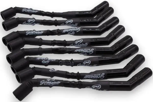 10 inch Black "0 ohm" High Performance Spark Plug Wires With Ceramic Boots 28-1545-CBB