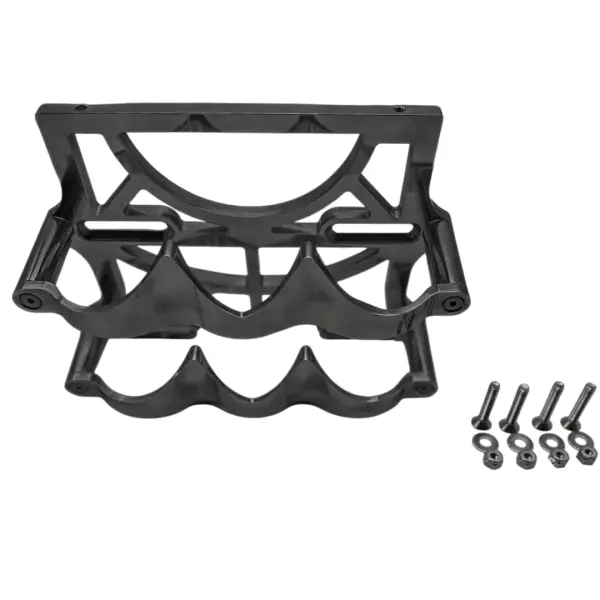 Granatelli Motor Sports 6 Volt OPTIMA Battery Tray - Billet Black