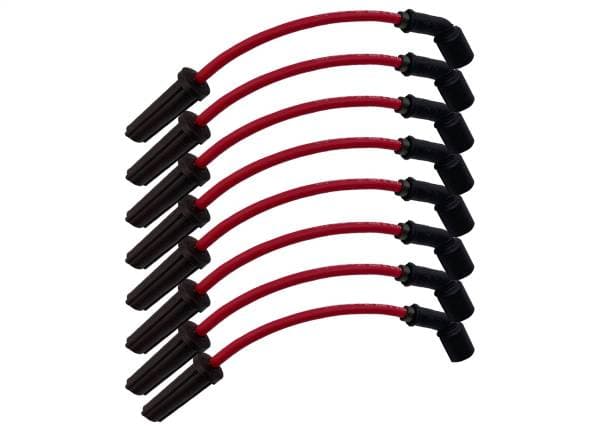 Granatelli 28-1712S-R 14" Performance Spark Plug Wires – 2001-2007 GM 8.1L Vortec V8 Trucks & SUVs (Red)