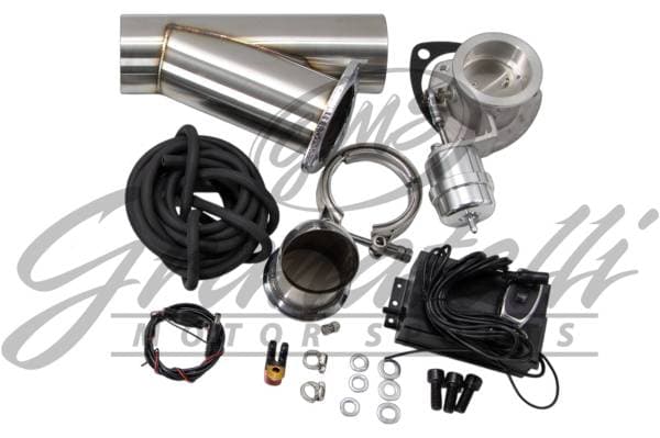 Granatelli Motor Sports Vacuum/ Pressure Controlled Electronic Exhaust Cutout Systems - Stainless Steel Weld-In 309630